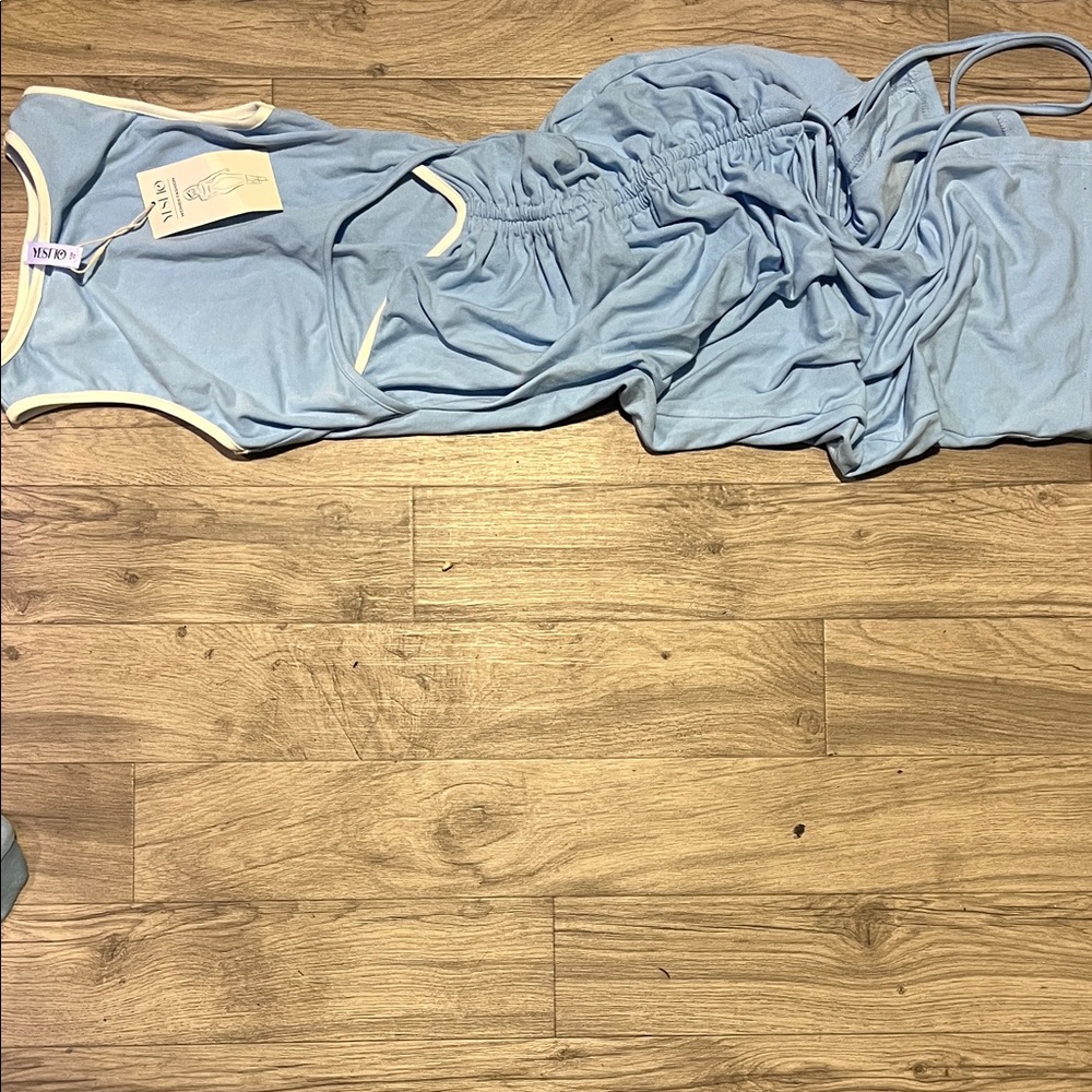 Natori Light Blue Women's Pajama Set